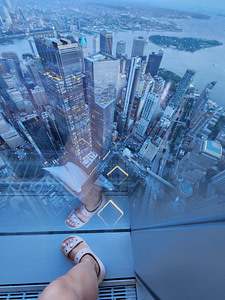 Blick vom One World Observatory in New York (11) Der Ausblick vom One World Observatory