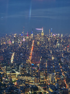 Blick vom One World Observatory in New York (2) Der Ausblick vom One World Observatory