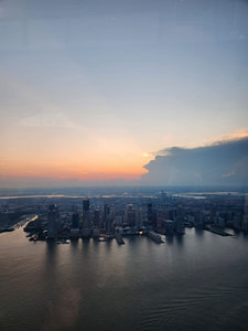 Blick vom One World Observatory in New York (8) Der Ausblick vom One World Observatory