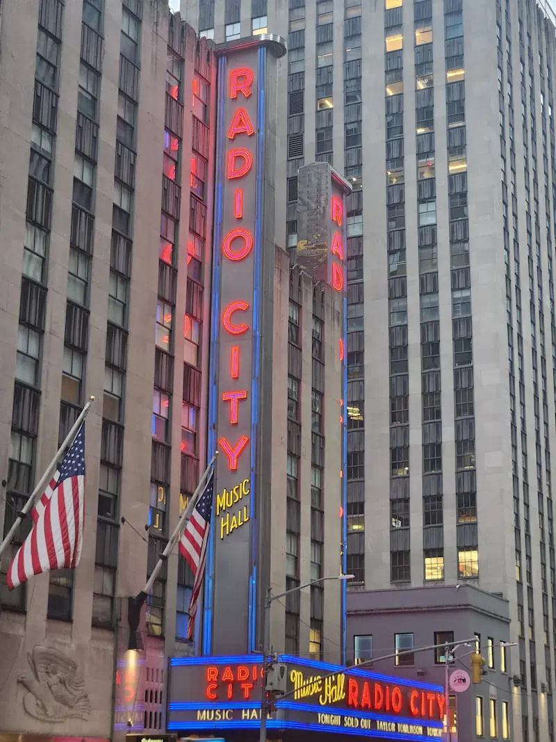 Die Radio City Hall in New York